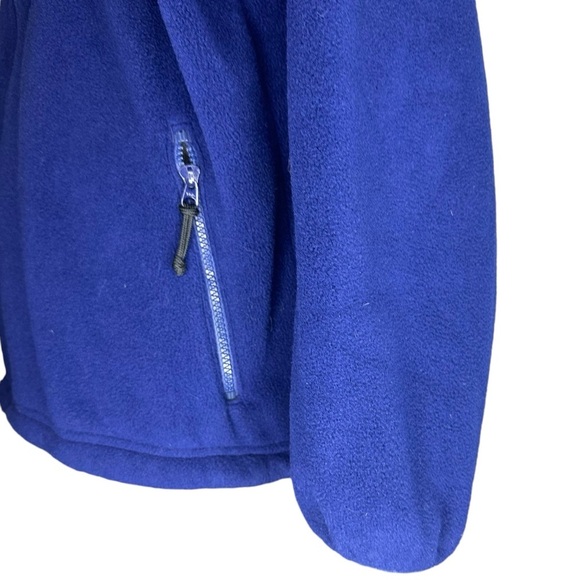 Vintage L.L. Bean Outdoors Fleece Full Zip Jacket - Mens Size L - Royal Blue - Picture 5 of 8